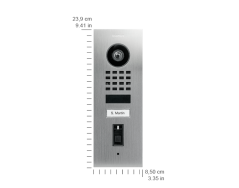 Doorbird – Video‑Türstation D1101FV, 1‑Ruftaste mit integriertem EKEY‑Fingerprintleser, Aufputz