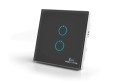 MCO Home - Touch Panel Z-Wave 2 Buttons, Black (MH-S412B)