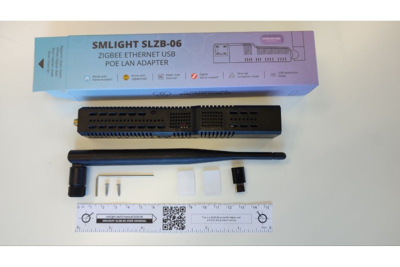 SMLIGHT - SLZB-06 Adaptateur Zigbee Ethernet PoE USB WiFi