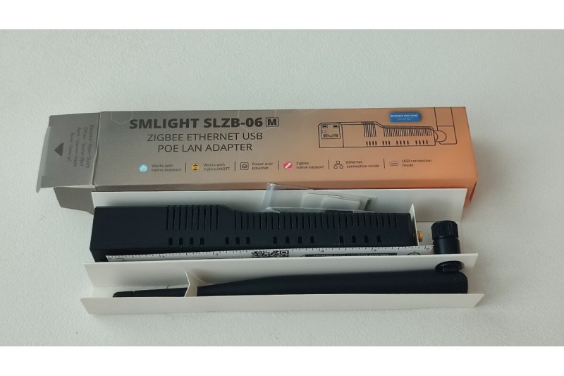 SMLIGHT - Zigbee Ethernet PoE USB WiFi-Adapter SLZB-06M