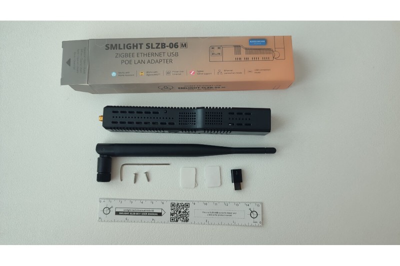 SMLIGHT - SLZB-06M Adaptateur Zigbee Ethernet PoE USB WiFi