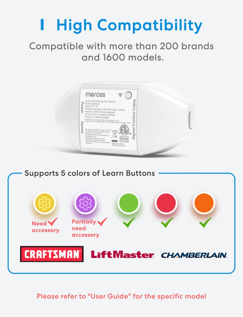 Meross - Smart WiFi Garage Door Opener
