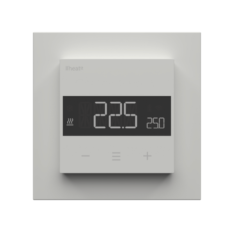 Heatit controls - Heatit Z-TRM6 DC Z-Wave Thermostat, white