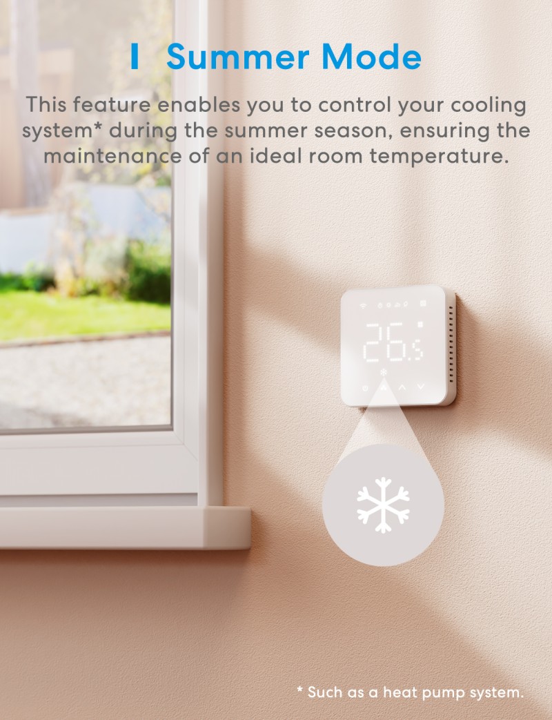 Meross - Smart Wi-Fi Wall Switch 1 Gang 2 way Touch Button