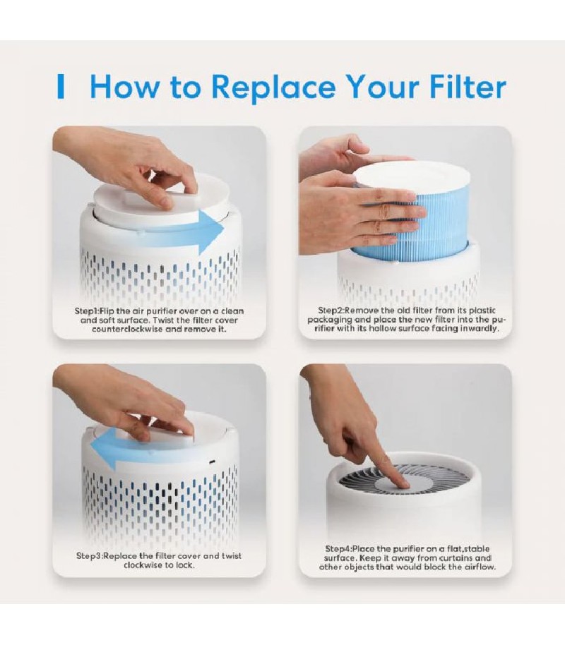 Meross - HEPA-Filter für Meross Smart Wi-Fi Air Purifier MAP100HK