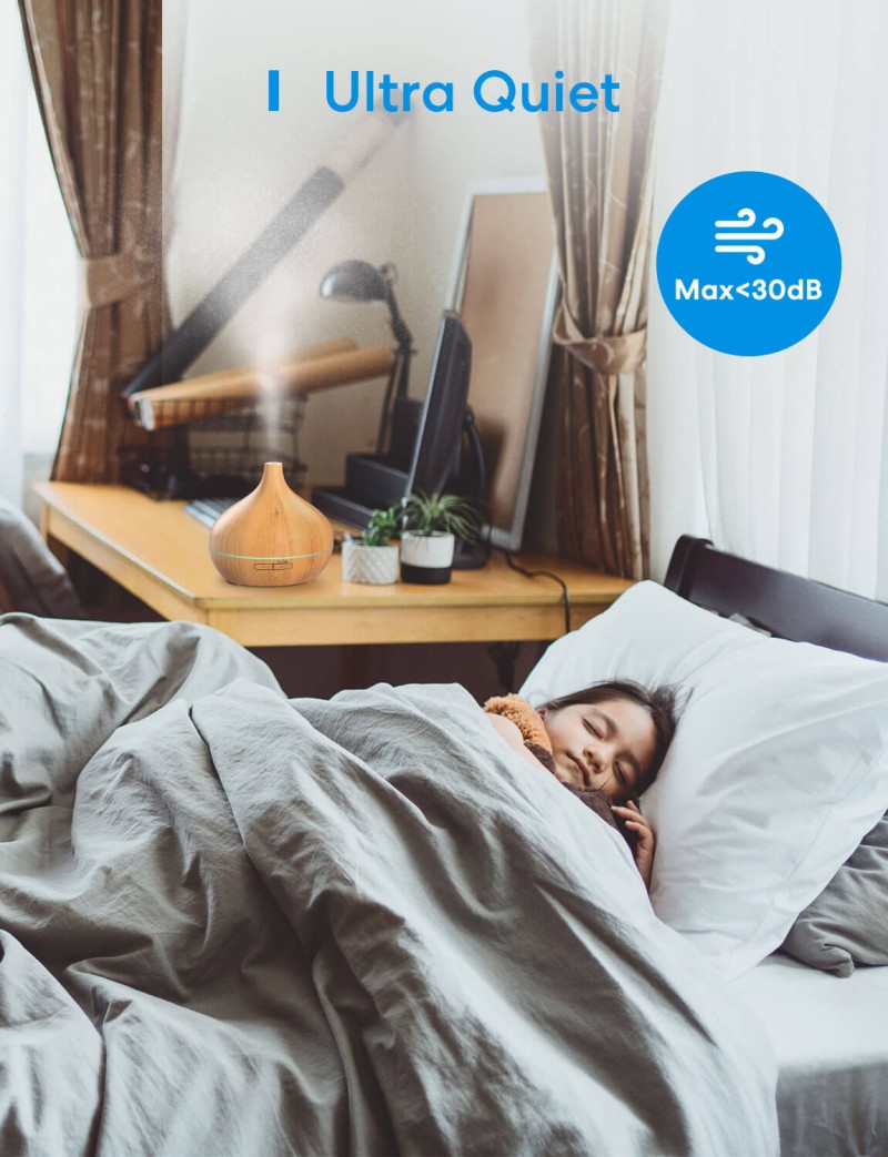 Meross - Intelligenter Wi-Fi Diffuser für ätherische Öle, MOD150HK