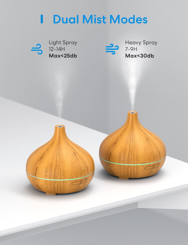 Meross - Smart essential oil diffuser Wi-Fi, MOD150HK