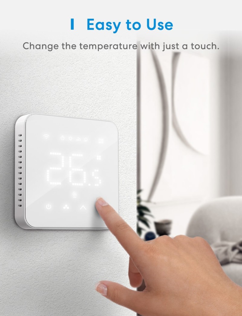 Meross - Smart Wi-Fi Thermostat for Boiler/Water Heating System
