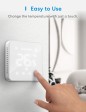 Meross - Thermostat Wi-Fi intelligent pour chaudière/système de chauffage à eau