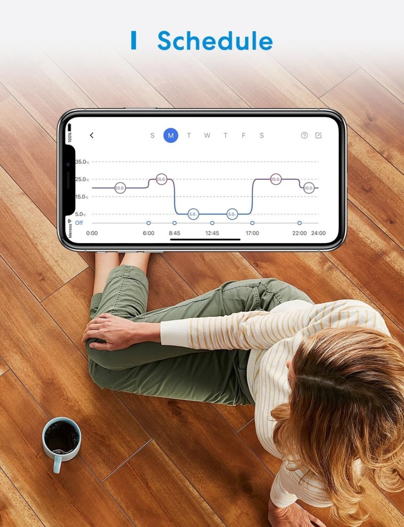 Meross - Smart Wi-Fi Thermostat for Boiler/Water Heating System