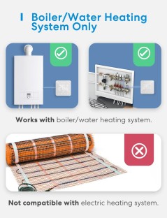 Meross - Smart Wi-Fi Thermostat für Kessel/Wasserheizung