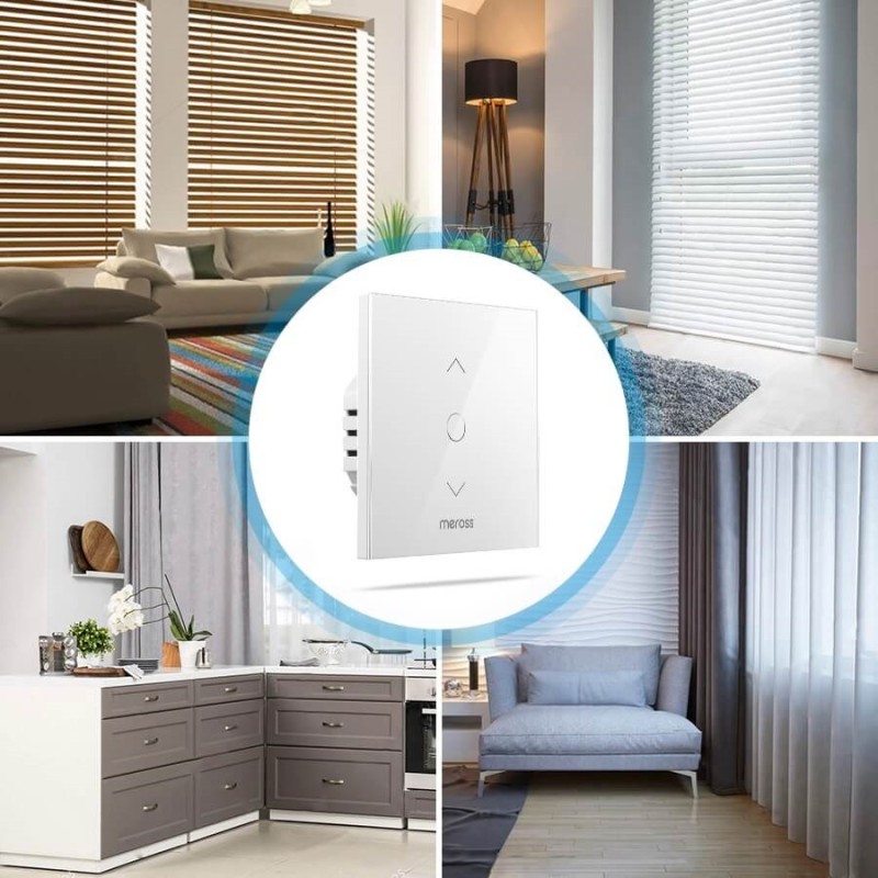 Meross - Smart Wi-Fi Roller Shutter Timer Neutral Wire Required