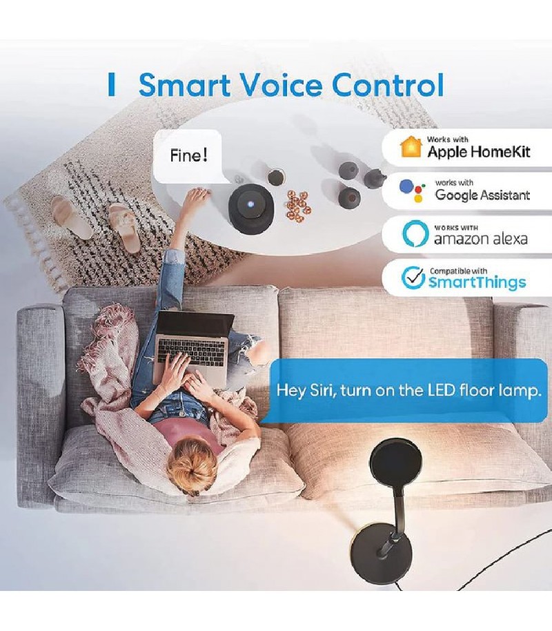 Meross - Striscia LED WiFi intelligente con RGB (2x 5 metri)