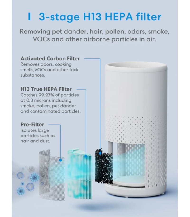 Meross - Intelligenter Wi-Fi Diffuser für ätherische Öle, MOD150HK
