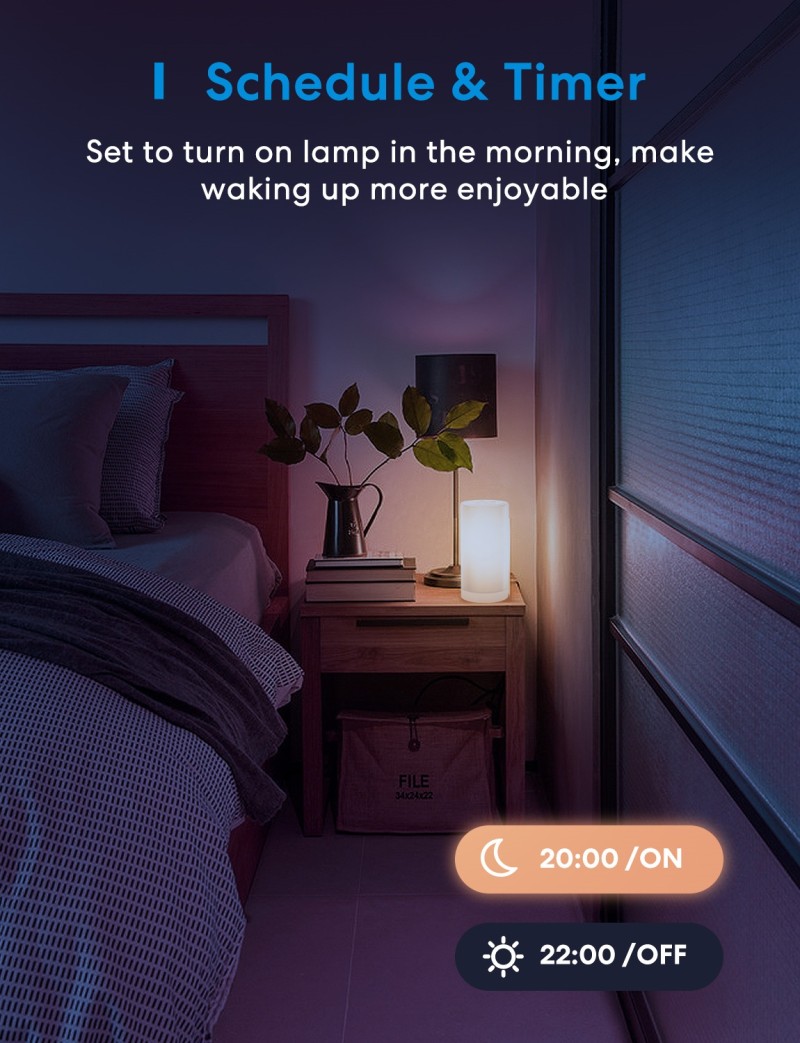 Meross - Lumière d'ambiance Wi-Fi intelligente