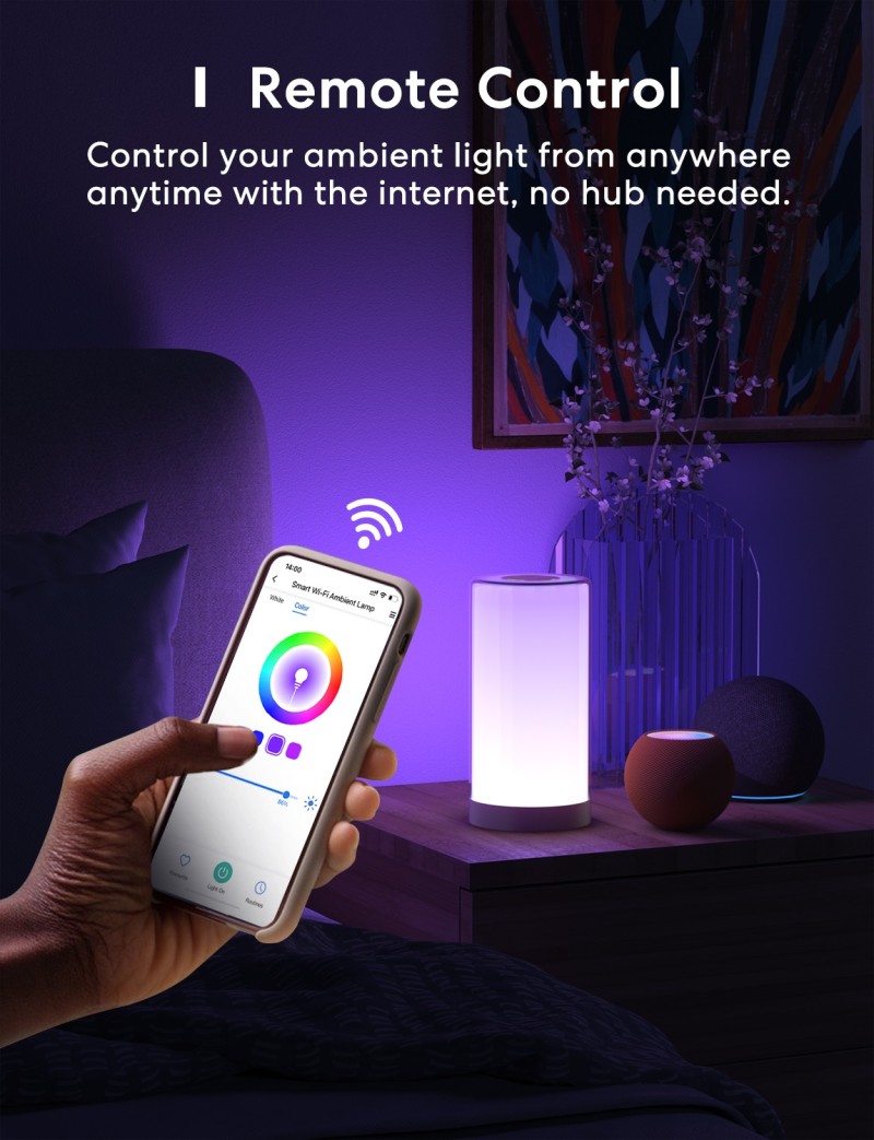 Meross - Lumière d'ambiance Wi-Fi intelligente
