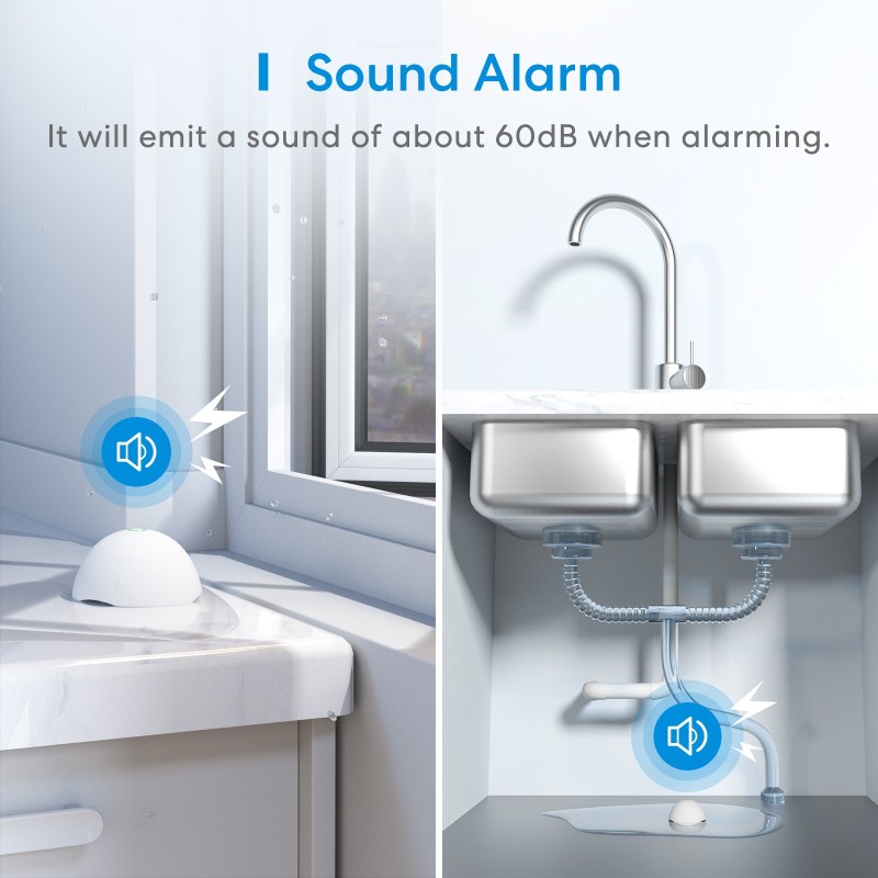 Meross - Smart Water Leak Sensor (Without Hub)