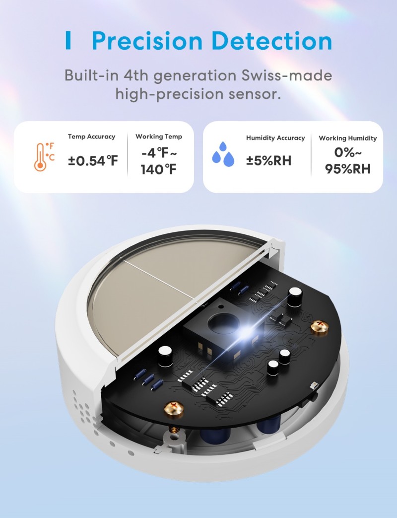Meross - Smart Temperature and Humidity Sensor (With hub)