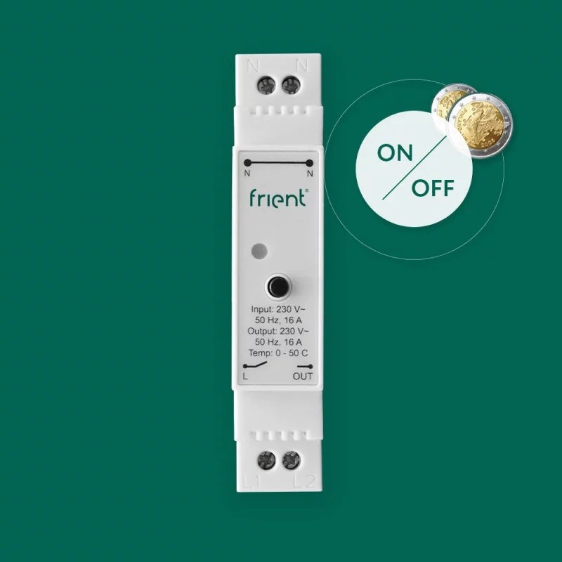 Frient Smart DIN Relay 2 16A