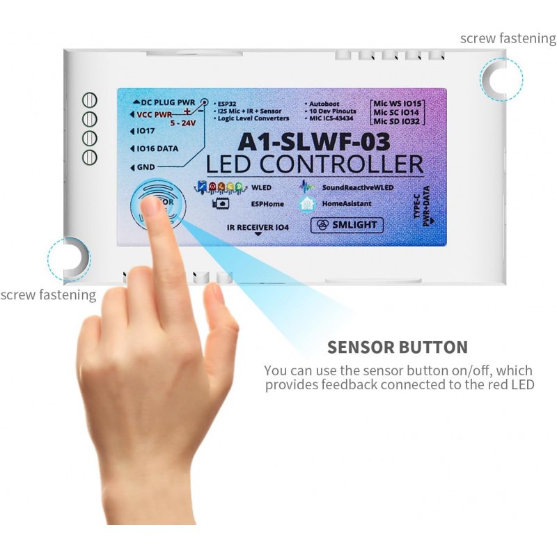 SMLIGHT - WLED and Home Assistant compatible LED controller SLWF-03