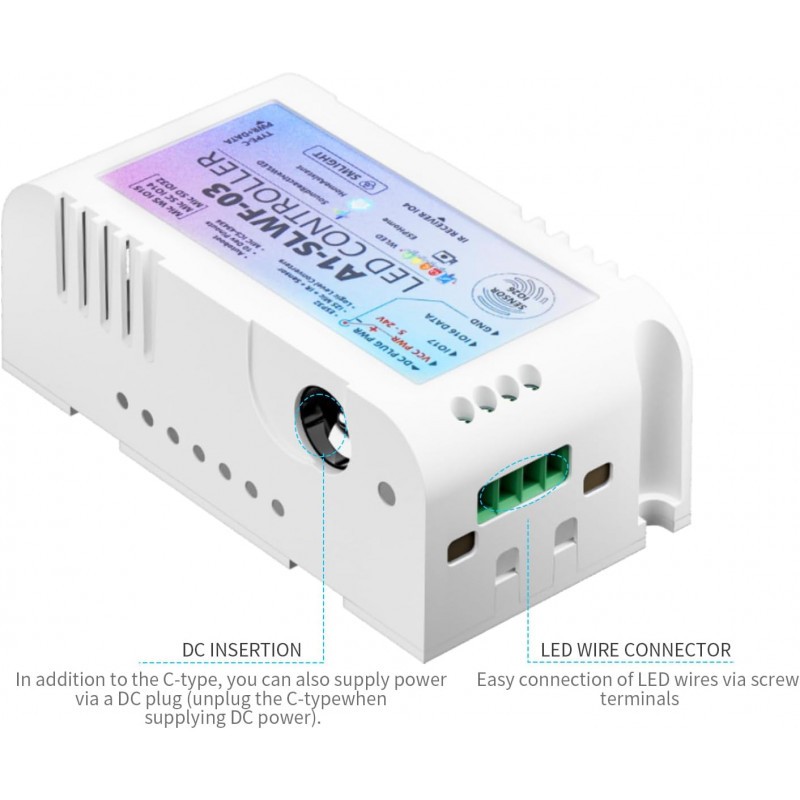 SMLIGHT - WLED and Home Assistant compatible LED controller SLWF-03