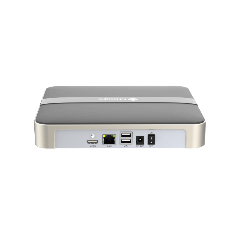 Milesight - 4/8 channel 4K Mini Video Recorder NVR 1000 - MS-N1008-UC