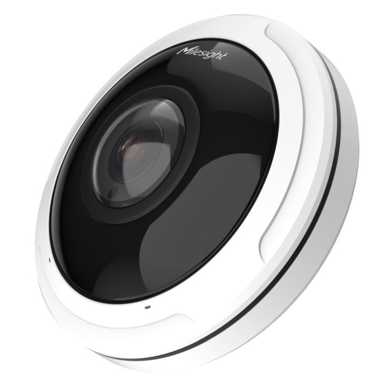 Milesight - IA 360° 8MP Panoramique Fisheye Caméra réseau