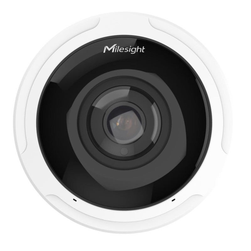 Milesight - IA 360° 8MP Panoramique Fisheye Caméra réseau
