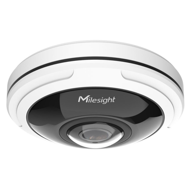 Milesight - IA 360° 8MP Panoramique Fisheye Caméra réseau