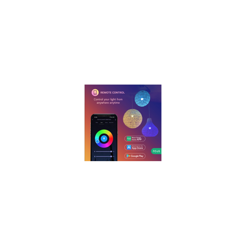 NOUS - RGB Bluetooth connected LED strip for TV (2m)