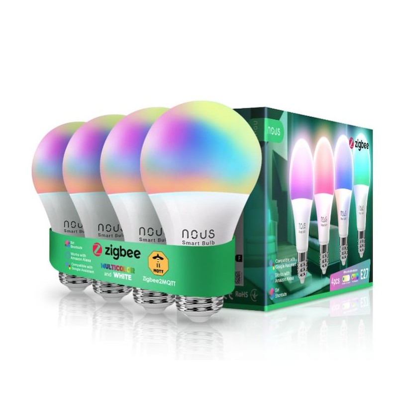NOUS - 4x Zigbee 3.0 connected bulb