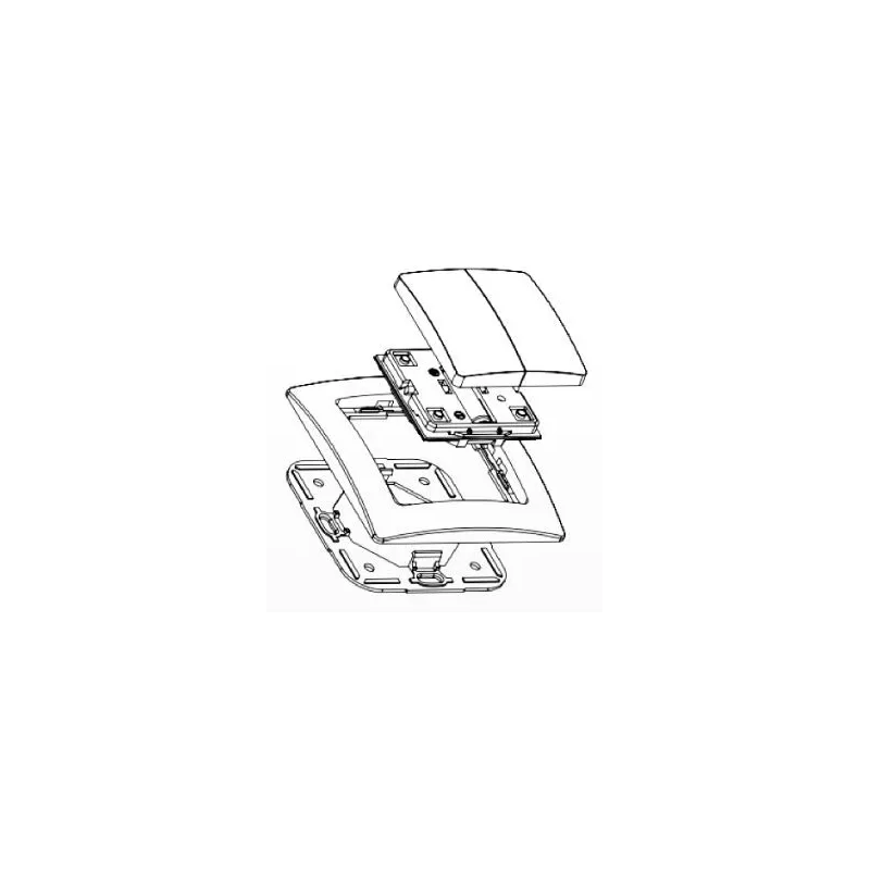 Z-wave.Me - Kit Interrupteur double Z-wave Plus WallC-D