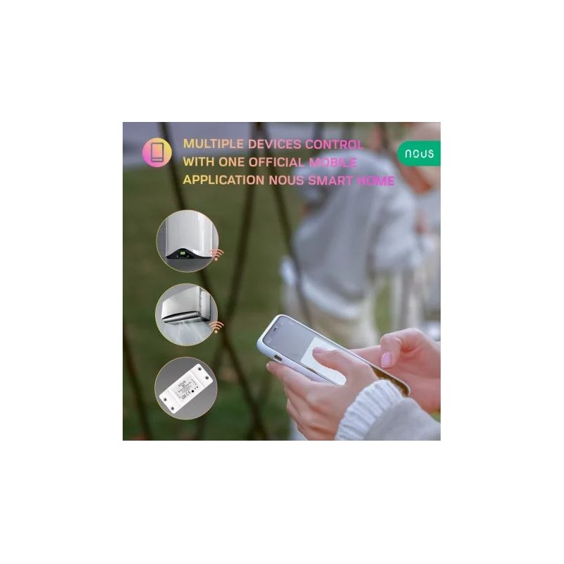 NOUS - Ventil intelligent Zigbee 3.0 TUYA