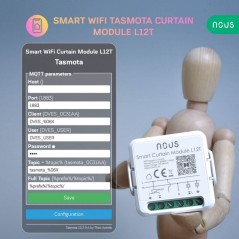 NOUS - Modulo collegato WIFI Tuya ON/OFF 10A 1 canale
