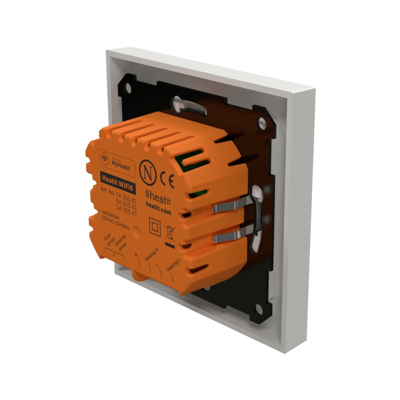 Heatit Controls - WiFi6 Thermostat Weiß RAL 9003