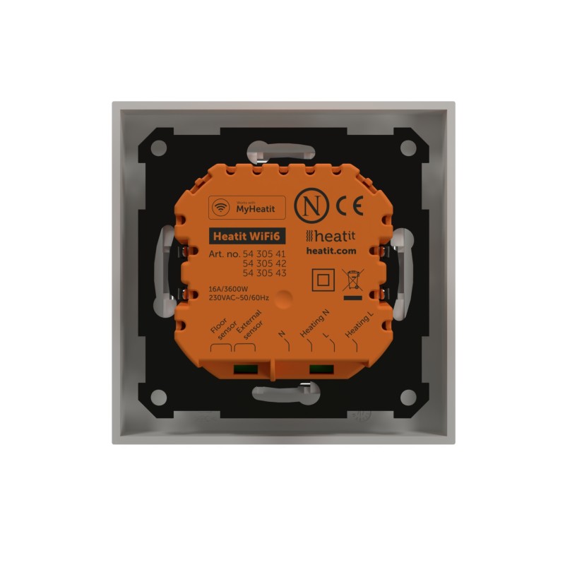 Heatit Controls - WiFi6 Thermostat White RAL 9003