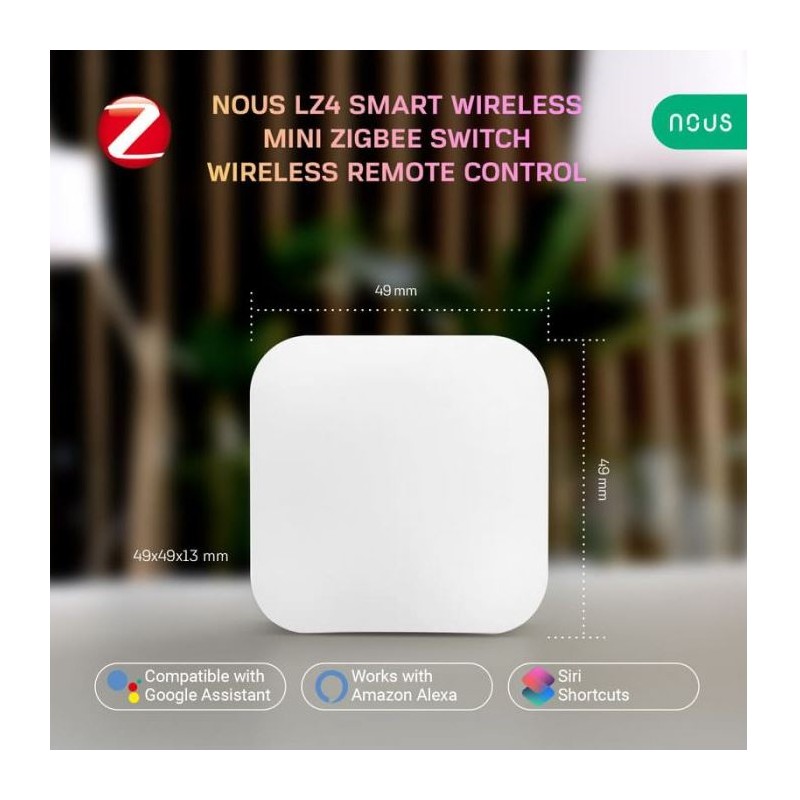 NOUS - Mini interruttore ZigBee intelligente senza fili LZ4