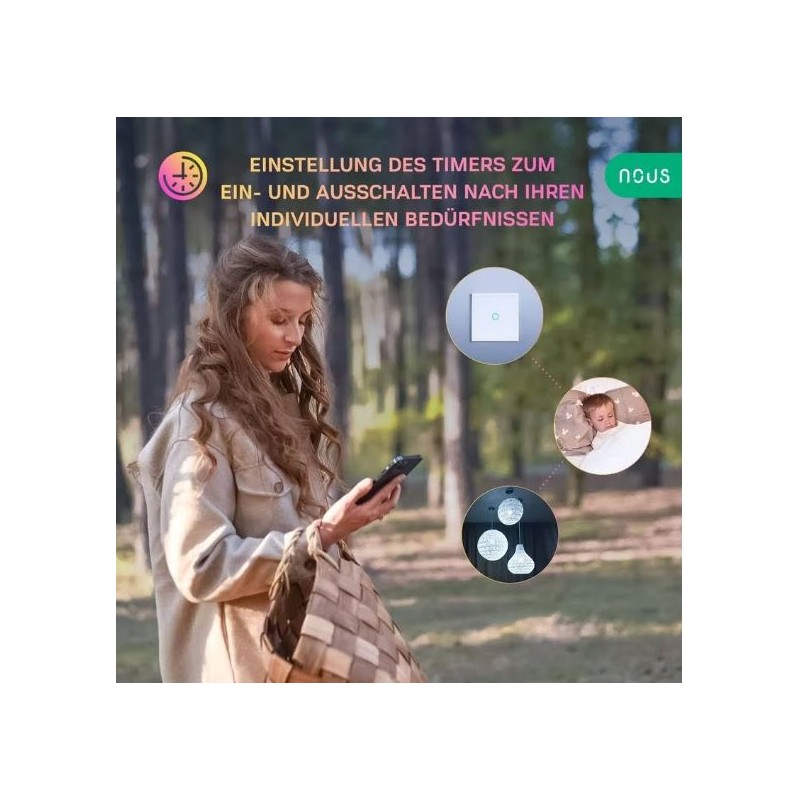 NOUS - Zigbee 3.0 Touch Connected Switch