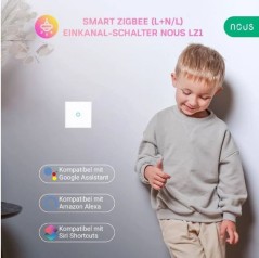 NOUS - Interrupteur connecté tactile Zigbee 3.0
