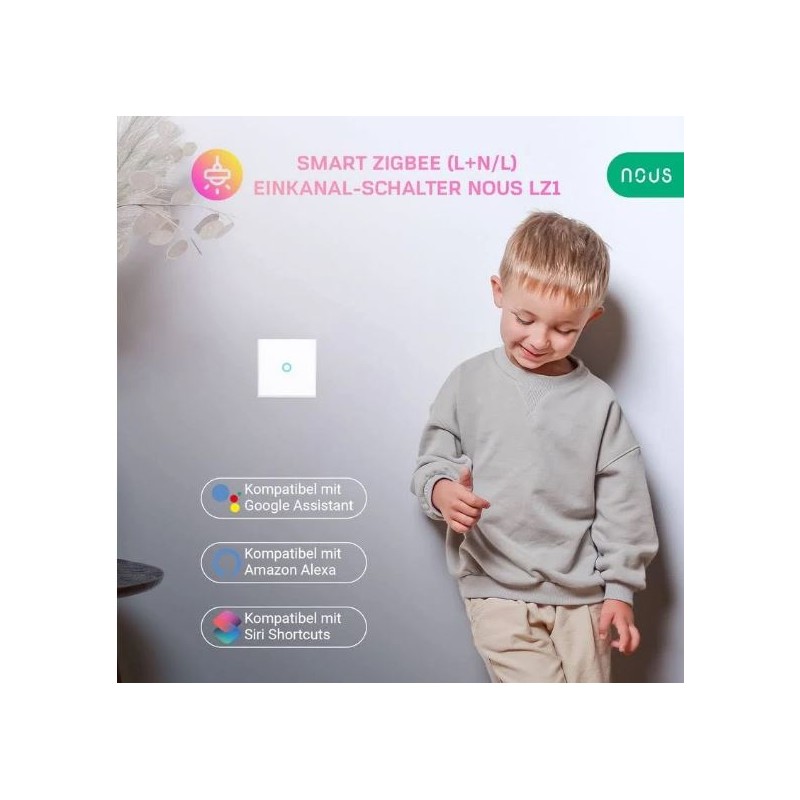 NOUS - Zigbee 3.0 Touch Connected Switch
