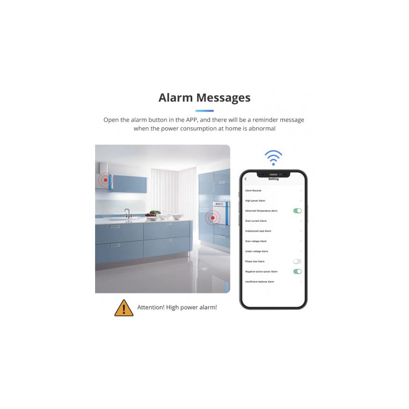 BITUO TECHNIK - Zigbee 3.0 Energiezähler 3P+N