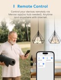 Meross - Interrupteur mural intelligent Wi-Fi 1 bouton pour système une voie