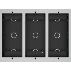 Akuvox - MD12/MD06 installation kit Three-module In-Wall box