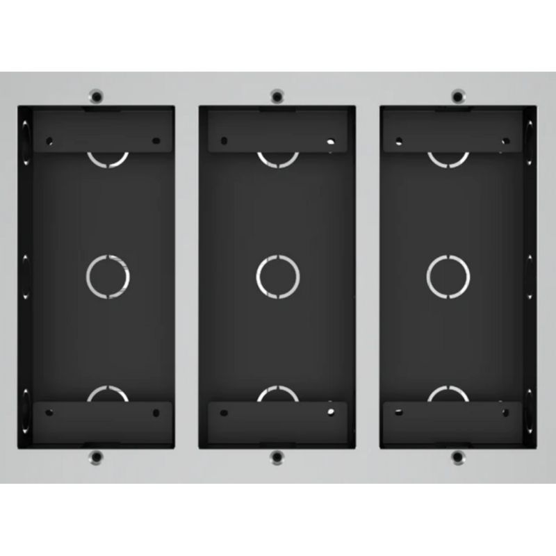 Akuvox - Kit di installazione MD12/MD06 Scatola da parete a tre moduli