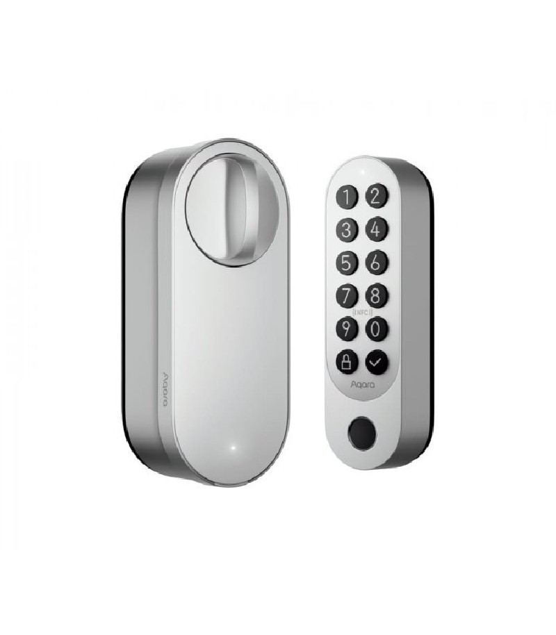 Aqara - Aqara Smart Lock U200 Motorized Lock Kit (EL-D02DS Silver)