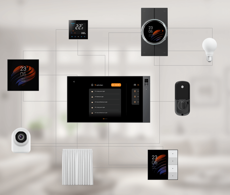 Akuvox - Akubela Hypanel Pro 8" control panel with KNX (PG71-KNX-EU)