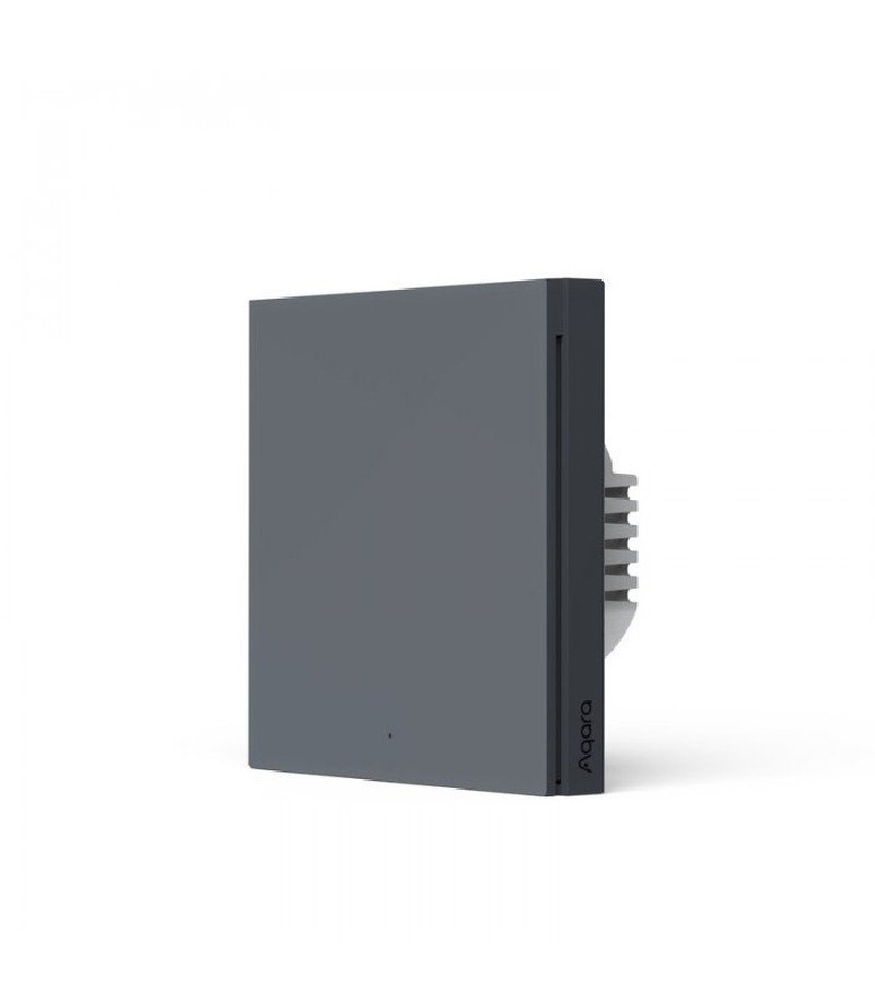 Aqara - Zigbee 3.0 Smart Switch ohne Neutral (Wall Switch H1 No Neutral, Single Rocker Grau) Aqara - Zigbee 3.0 Smart Switch ohne Neutral (Wall Switch H1 No Neutral, Single Rocker Grau)