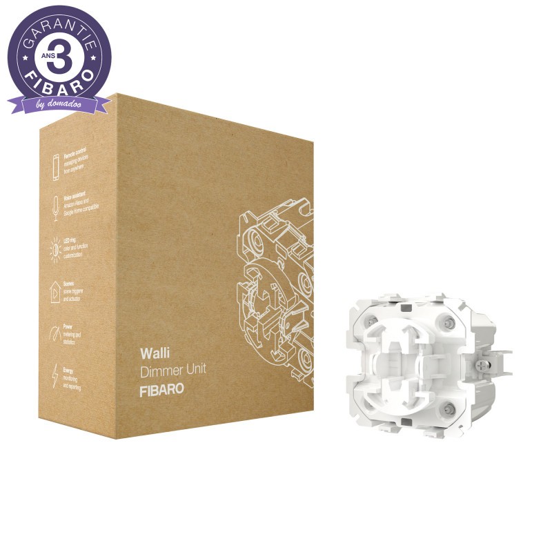 FIBARO - Mécanisme d'interrupteur variateur Z-Wave+ Fibaro Walli Dimmer FIBARO - Mécanisme d'interrupteur variateur Z-Wave+ Fibaro Walli Dimmer